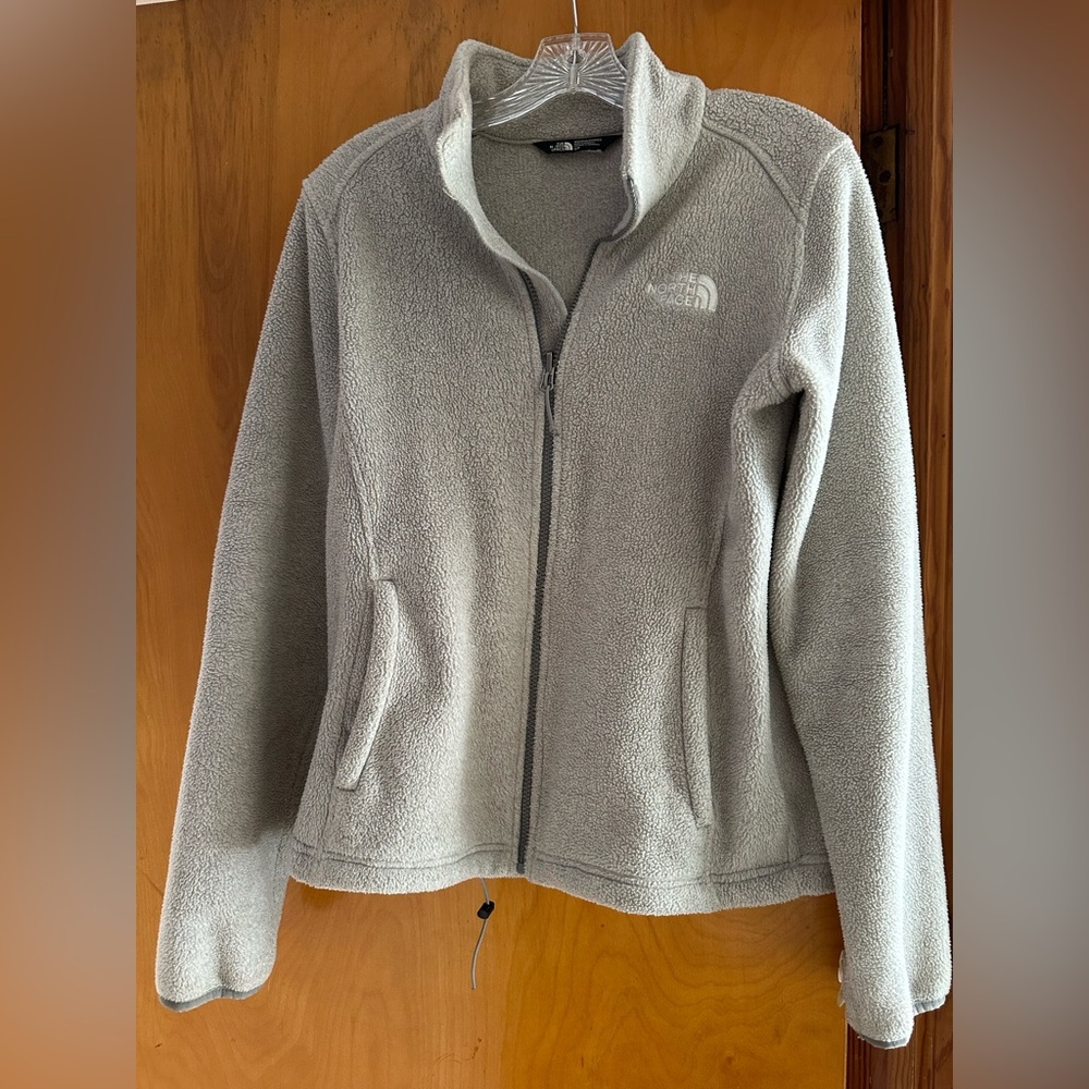 The North Face Women's Light Gray Teddy Jacket
